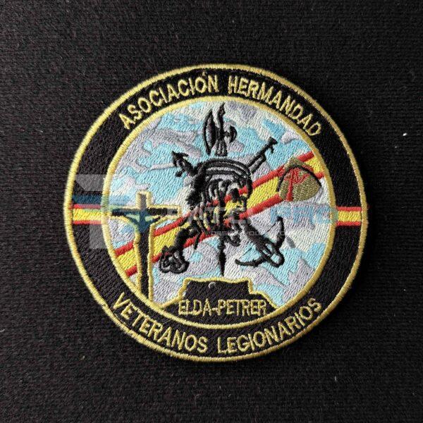 PARCHE BORDADO HERMANDAD VETERANOS LEGIONARIOS ELDA PETRER