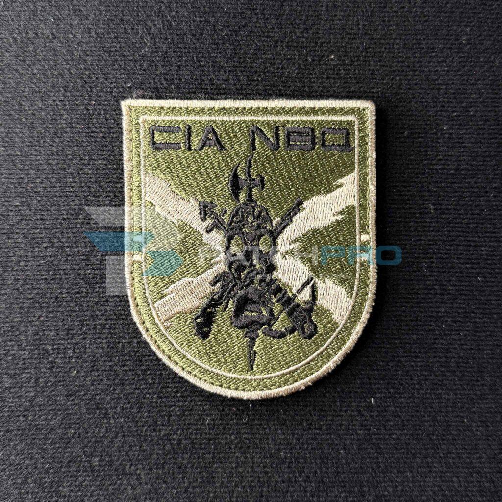 PARCHE BORDADO CIA NBQ LEGION ESPAÑOLA VERDE