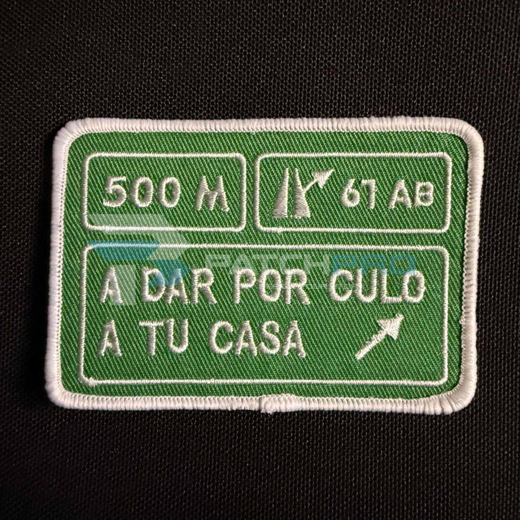 PARCHE A DAR POR CULO A TU CASA (TERMOADHESIVO)