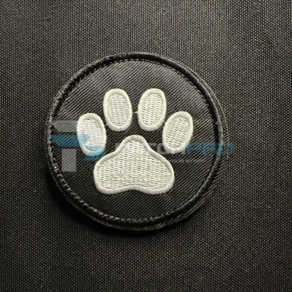 PARCHE BORDADO "HUELLA CANINA"