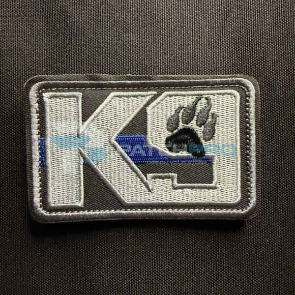 PARCHE BORDADO "K9 - LA DELGADA LÍNEA AZUL"