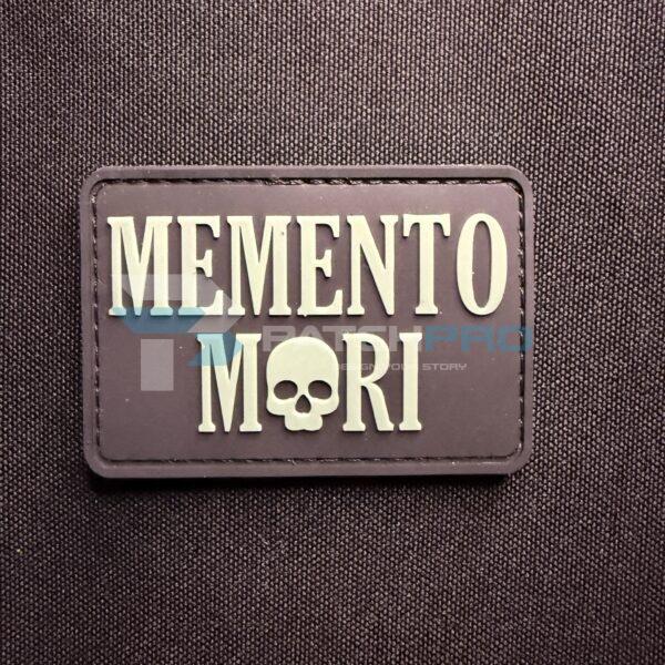 PARCHE PVC "MEMENTO MORI - BANDERA NEGRA"