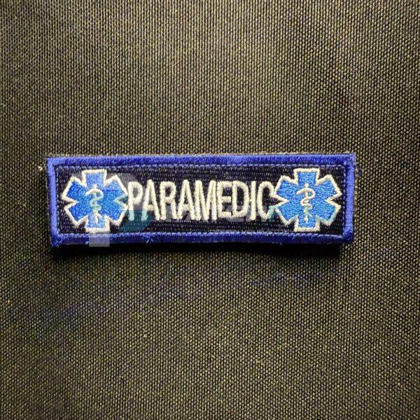 PARCHE BORDADO PARAMÉDICO - RECTANGULAR (PEQUEÑO)