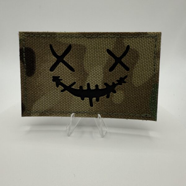 PARCHE LASERCUT "SONRISA MACABRA - MULTICAM"