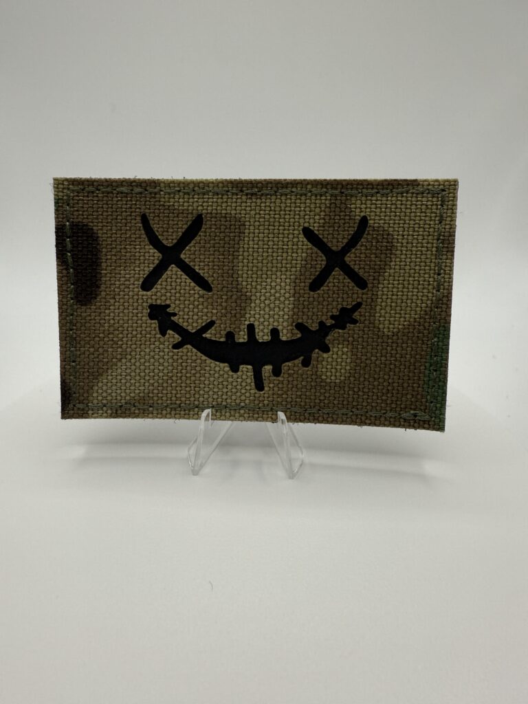 PARCHE LASERCUT «SONRISA MACABRA – MULTICAM»