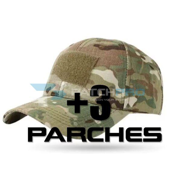 Gorra Táctica + 3 Parches
