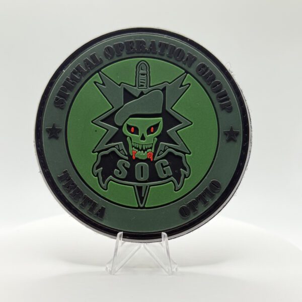 PARCHE PVC SOG AIRSOFT - VERSIÓN VERDE
