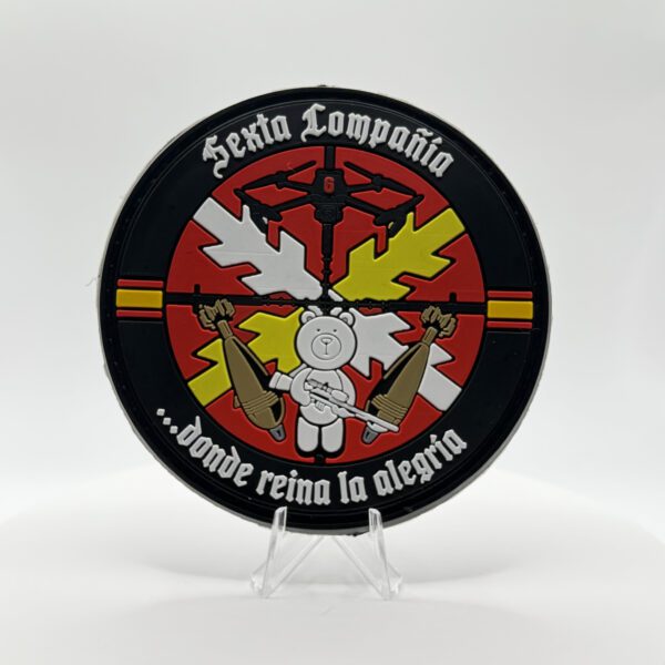 PARCHE PVC 6ªCIA LEGIÓN ESPAÑOLA - VERSIÓN COLOR