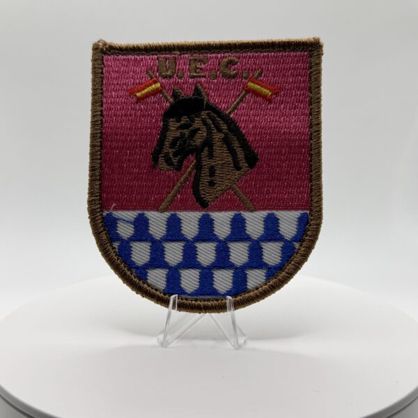 PARCHE BORDADO "U.E.C. - Unidad de Escuelas de Caballería" (POLICÍA NACIONAL)