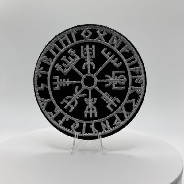 PARCHE BORDADO "Brújula Vikinga"