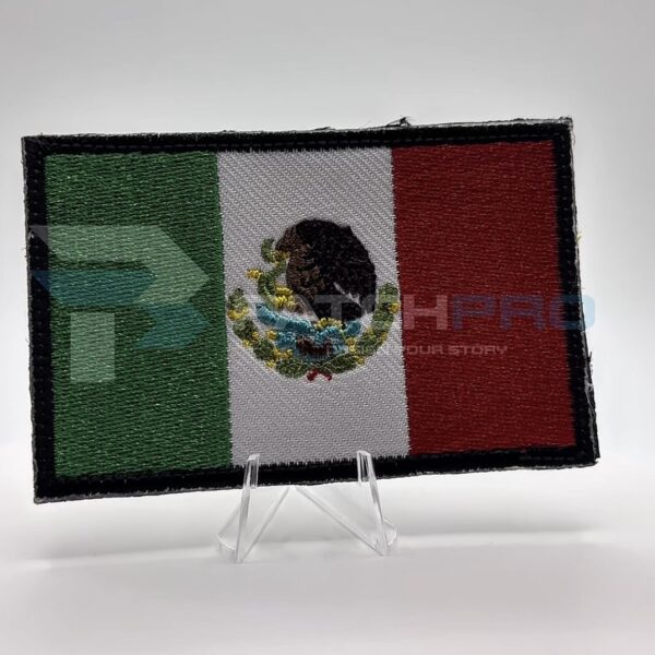 PARCHE BORDADO "Bandera México"