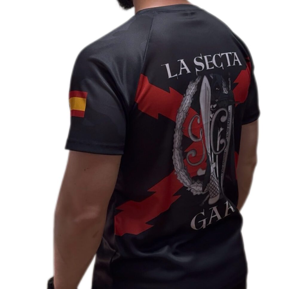 CAMISETA GAR «LA SECTA» – COLOR NEGRO (GUARDIA CIVIL)