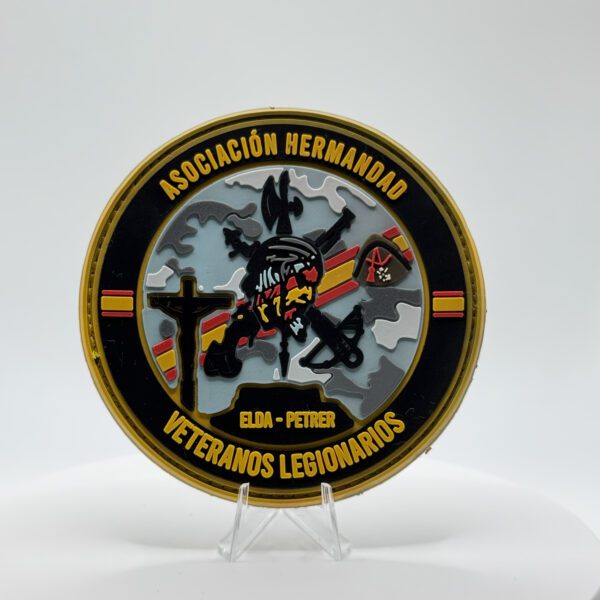 PARCHE PVC HERMANDAD VETERANOS LEGIONARIOS ELDA PETRER