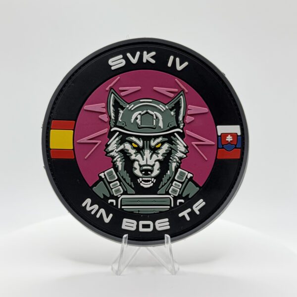 PARCHE PVC SVK IV - MN BDE TF (MISIÓN ESLOVAQUIA)