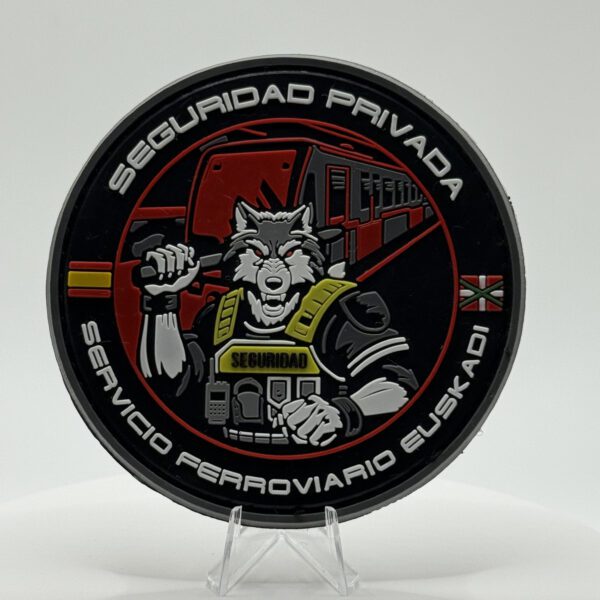 PARCHE PVC “SEGURIDAD PRIVADA – SERVICIO FERROVIARIO EUSKADI” – VERSIÓN A COLOR