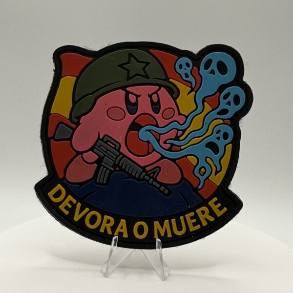 PARCHE PVC "DEVORA O MUERTE"