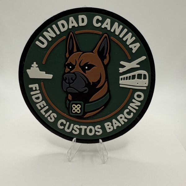PARCHE PVC "UNIDAD CANINA - BARCELONA"