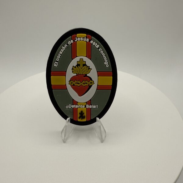 PARCHE PVC "DETENTE BALA - CORAZÓN DE JESÚS" - LEGIÓN ESPAÑOLA