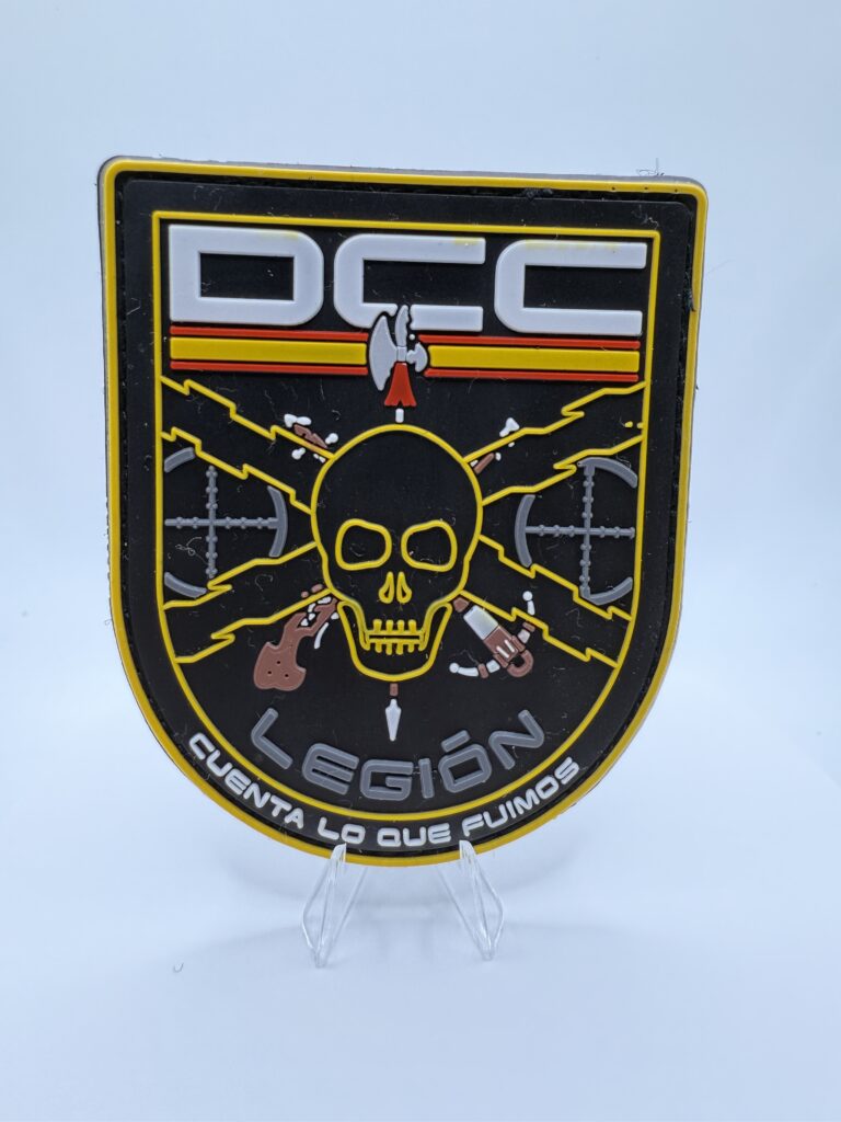 PARCHE PVC «DCC LEGION ESPAÑOLA» – DEFENSA CONTRA CARRO