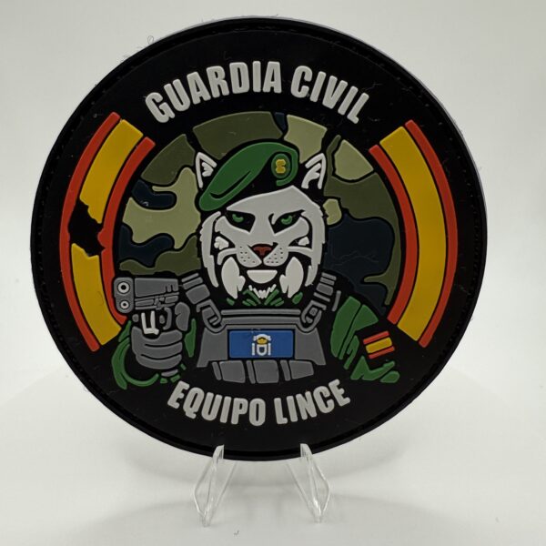 PARCHE PVC "EQUIPO LINCE" - GUARDIA CIVIL DE MELILLA