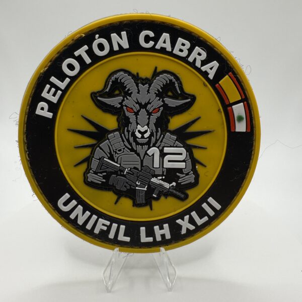 PARCHE PVC "PELOTON CABRA" - UNIFIL LH XLII (MISIÓN LÍBANO)