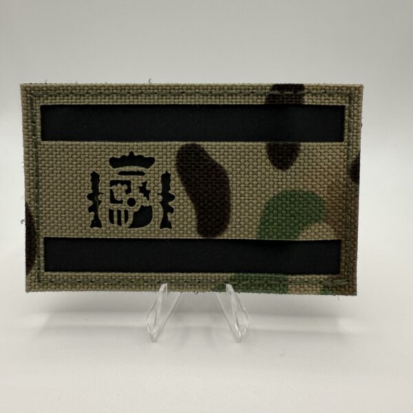 PARCHE LASERCUT "BANDERA DE ESPAÑA MULTICAM"