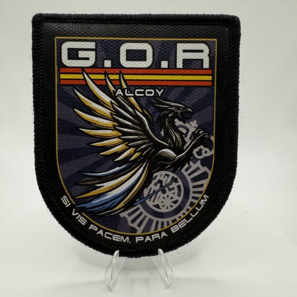 PARCHE SUBLIMACION "GOR POLICIA NACIONAL ALCOY"