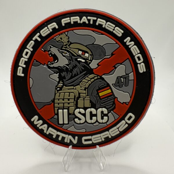 PARCHE PVC "INFANTERÍA LIGERA II SCC" - PROPTER FRATER MEOS