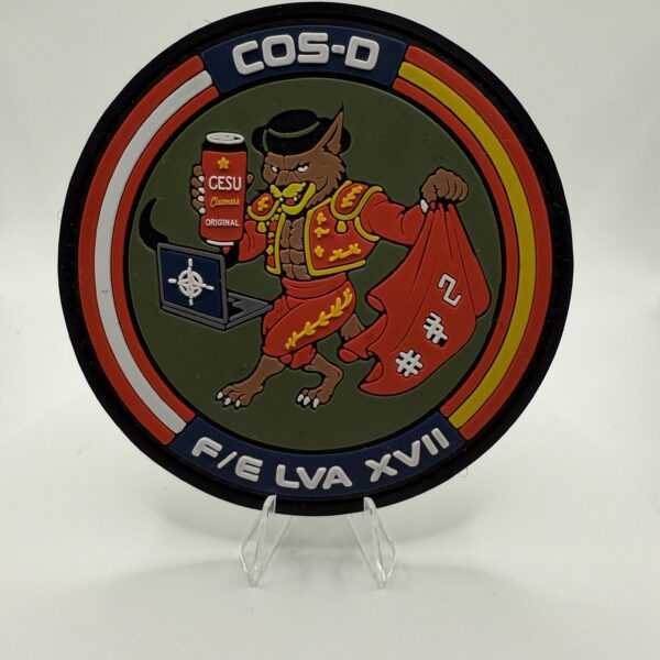 PARCHE PVC "COS-D – F/E LVA XVII" (MISIÓN LETONIA)