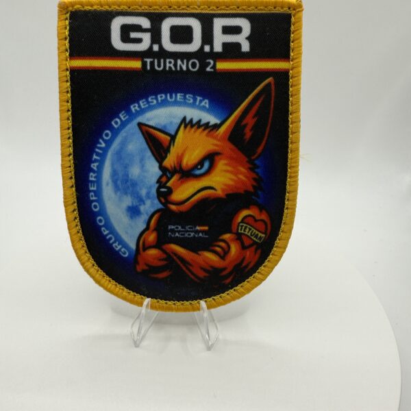 PARCHE SUBLIMADO - G.O.R TURNO 2 (POLICÍA NACIONAL)
