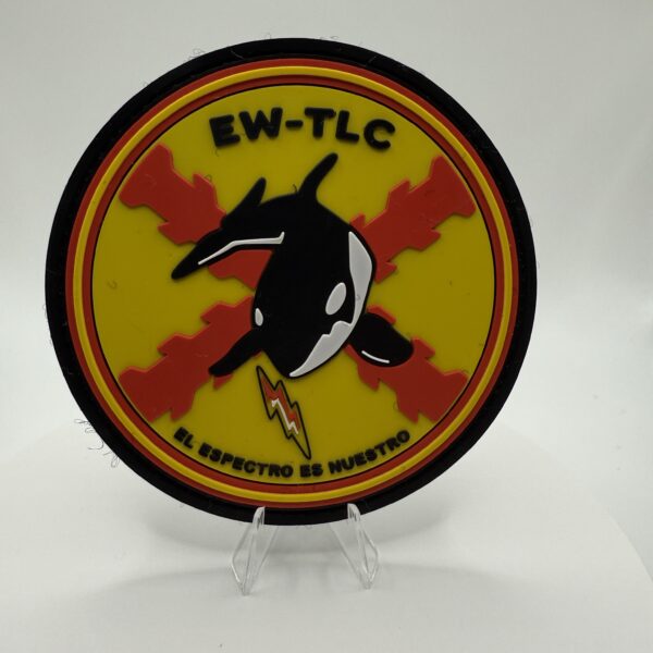 PARCHE PVC "EW-TLC" - GUERRA ELECTRÓNICA (A COLOR)