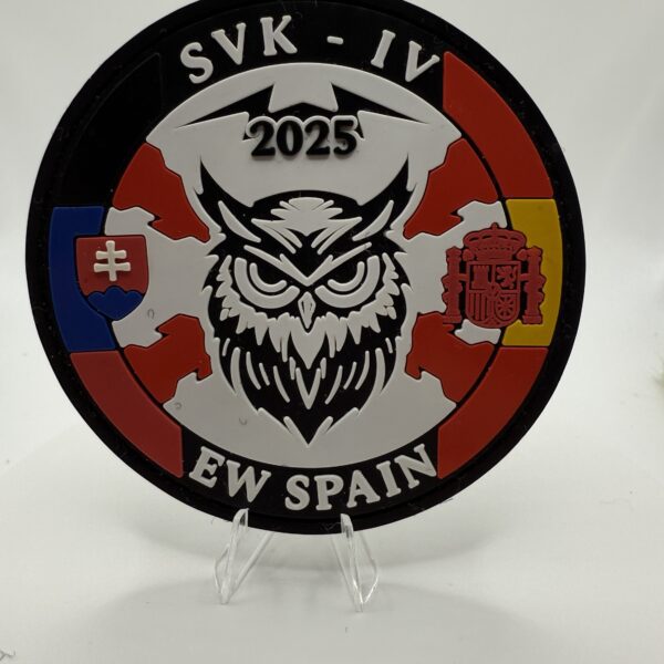 PARCHE PVC “EW SPAIN - GUERRA ELECTRÓNICA” (MISIÓN ESLOVAQUIA)