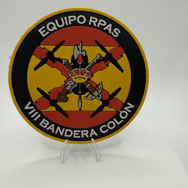 PARCHE PVC "EQUIPO RPAS - VIII BANDERA COLÓN" (Legión Española)