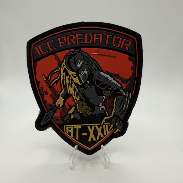 PARCHE PVC "ICC PREDATOR  AT-XXII"