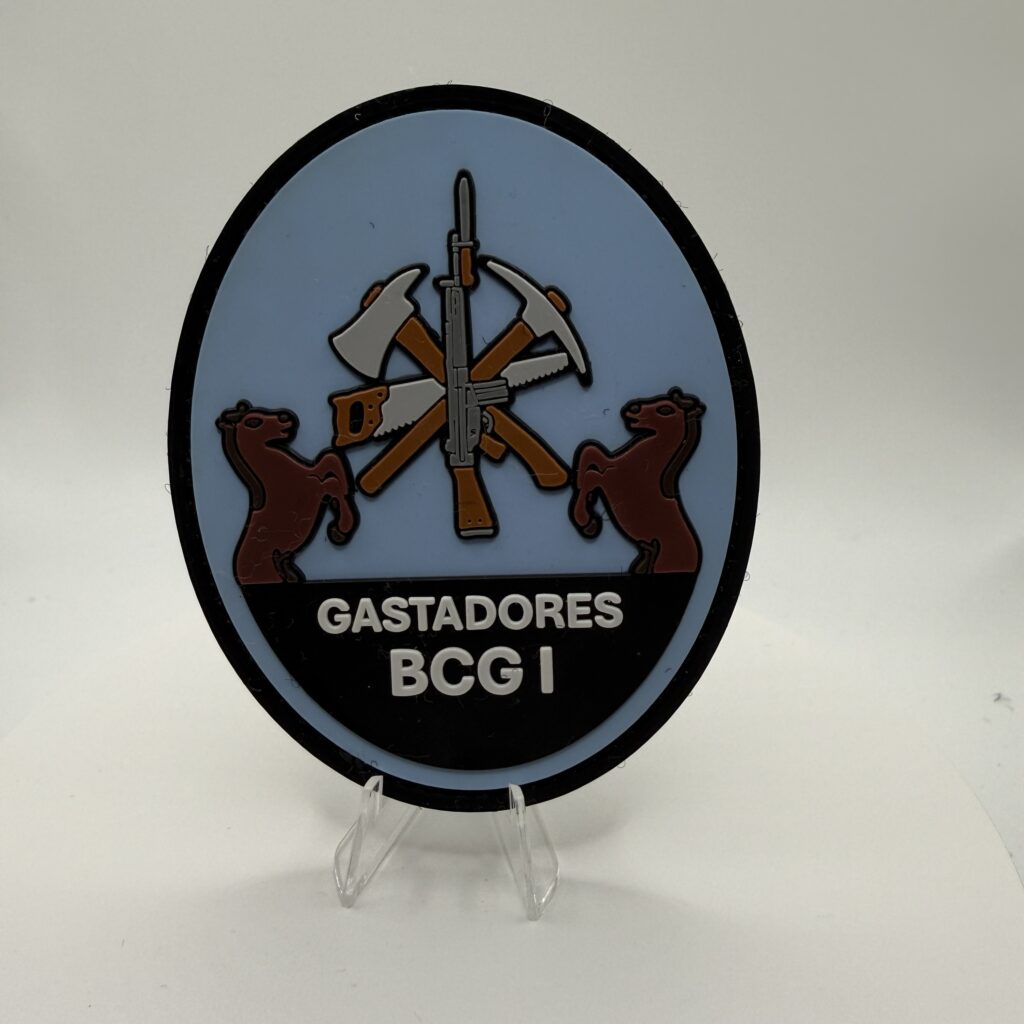 Parche PVC – Gastadores BCG I (Azul claro)